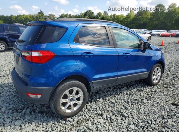 MAJ3S2GEXKC266315 2019 FORD ECOSPORT Blue Tył prawy