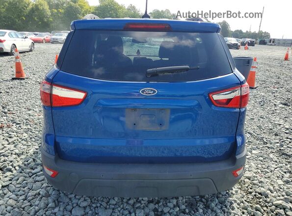 MAJ3S2GEXKC266315 2019 FORD ECOSPORT Blue Widok z tyłu