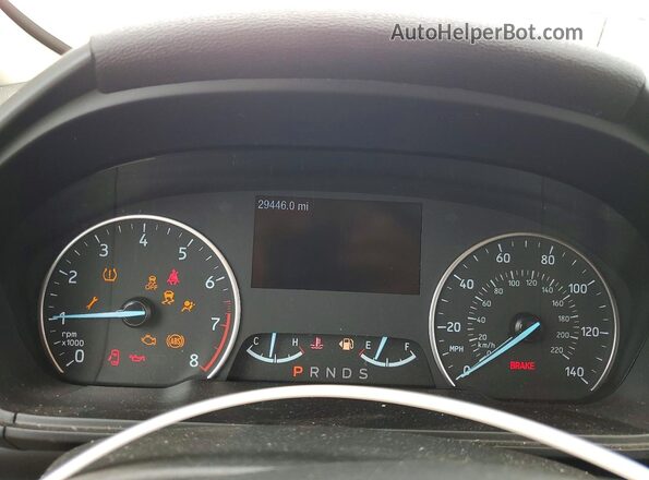 MAJ3S2GEXMC407077 2021 FORD ECOSPORT Silver Вид щитка приладів