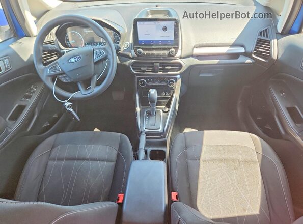 MAJ3S2GEXMC431864 2021 FORD ECOSPORT Blue Առջևի վահանակի տեսք