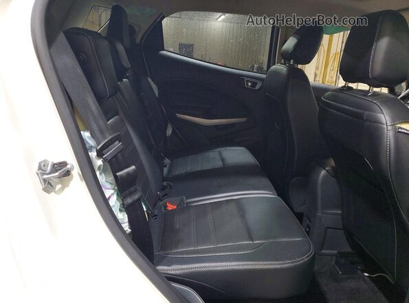 MAJ3S2KE0KC295815 2019 FORD ECOSPORT White უკანა სალონის ხედი