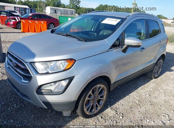 MAJ3S2KE2KC286808 2019 FORD ECOSPORT Gray Vista tres cuartos delantera izquierda