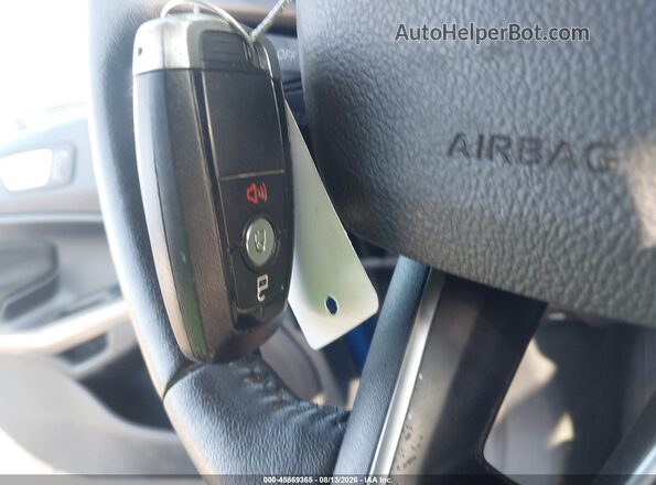 MAJ3S2KE3KC275409 2019 FORD ECOSPORT Blue Dashboard view