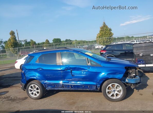 MAJ3S2KE3KC275409 2019 FORD ECOSPORT Blue Rear interior view