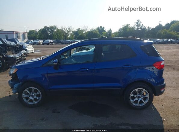 MAJ3S2KE3KC275409 2019 FORD ECOSPORT Blue 360 interior view