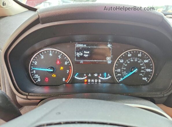 MAJ3S2KE3MC455303 2021 FORD ECOSPORT Red ხელსაწყოთა პანელის ხედი
