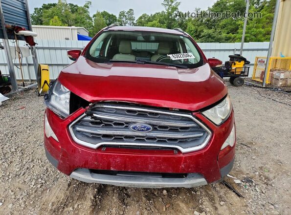 MAJ3S2KE3MC455303 2021 FORD ECOSPORT Red წინა ხედი