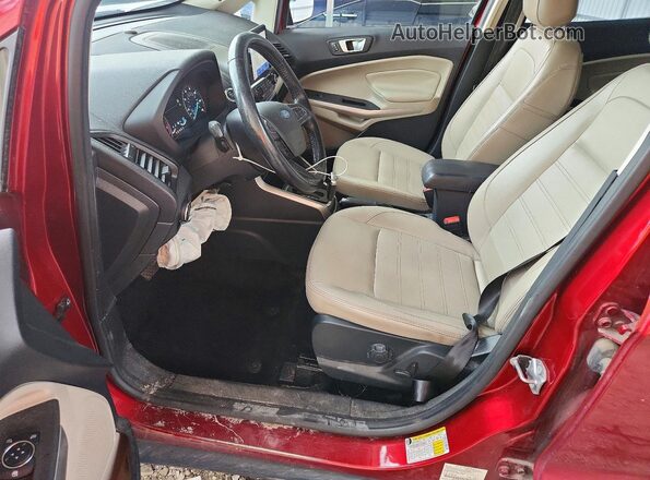 MAJ3S2KE3MC455303 2021 FORD ECOSPORT Red წინა სალონის ხედი