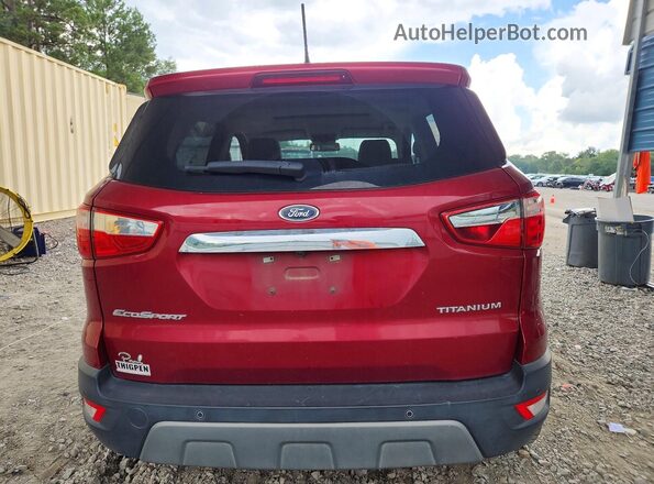 MAJ3S2KE3MC455303 2021 FORD ECOSPORT Red უკანა ხედი