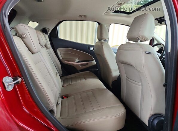 MAJ3S2KE3MC455303 2021 FORD ECOSPORT Red უკანა სალონის ხედი