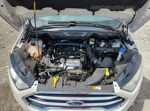MAJ3S2KE6LC334456 2020 FORD ECOSPORT White Widok komory silnika