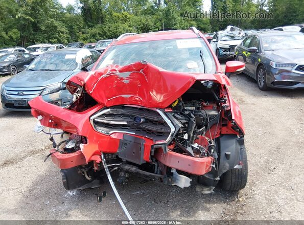 MAJ3S2KE7LC336605 2020 FORD ECOSPORT Red ხელსაწყოთა პანელის ხედი