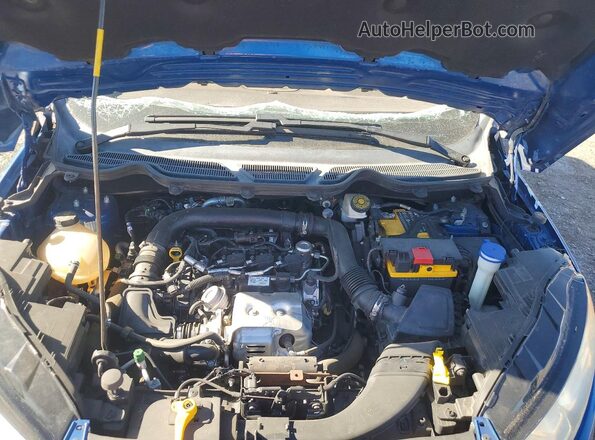 MAJ3S2KE8KC290295 2019 FORD ECOSPORT Blue ძრავის განყოფილების ხედი