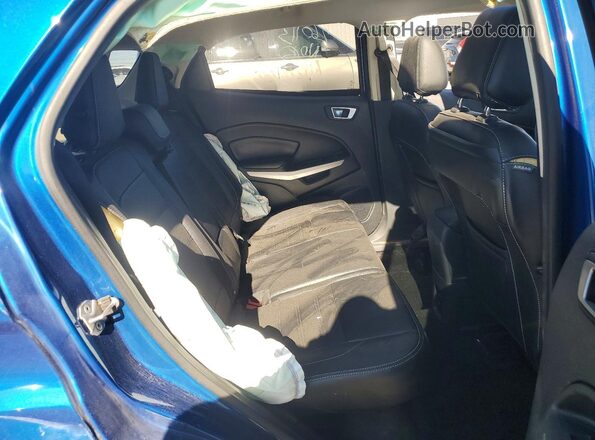 MAJ3S2KE8KC290295 2019 FORD ECOSPORT Blue უკანა სალონის ხედი