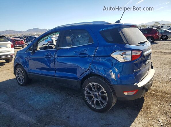 MAJ3S2KE8KC290295 2019 FORD ECOSPORT Blue უკანა მარცხენა