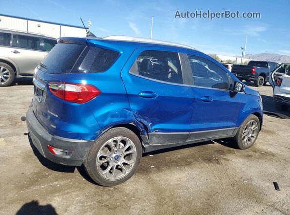 MAJ3S2KE8KC290295 2019 FORD ECOSPORT Blue უკანა მარჯვენა