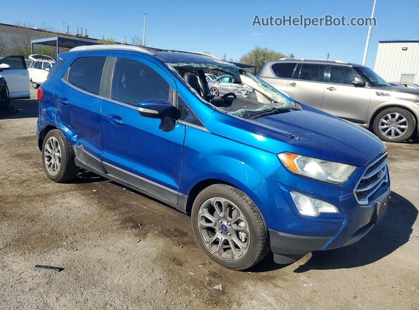 MAJ3S2KE8KC290295 2019 FORD ECOSPORT Blue წინა მარჯვენა