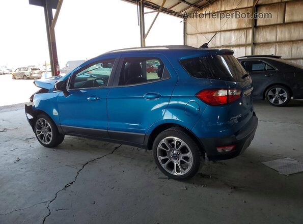 MAJ3S2KEXKC303676 2019 FORD ECOSPORT Blue Tył lewy