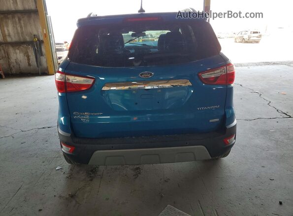 MAJ3S2KEXKC303676 2019 FORD ECOSPORT Blue Widok z tyłu