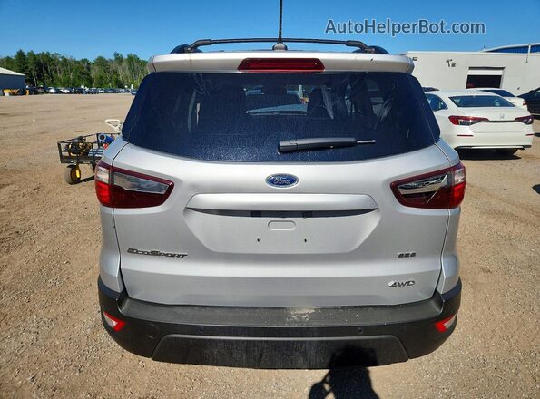 MAJ6P1CL0JC233108 2018 FORD ECOSPORT Silver Rear view