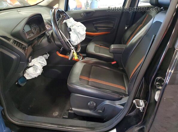 MAJ6P1CL4JC190716 2018 FORD ECOSPORT Black Widok wnętrza z przodu