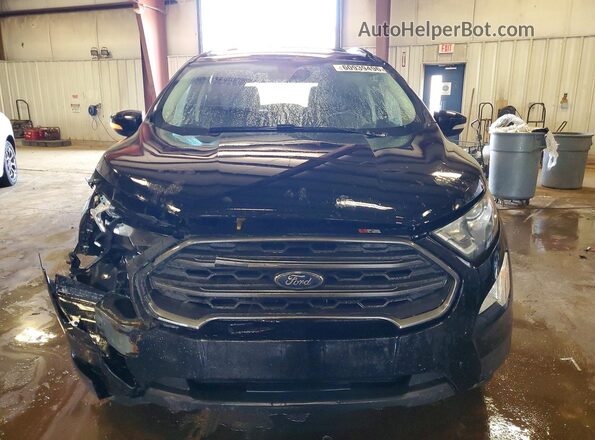 MAJ6P1CL4JC190716 2018 FORD ECOSPORT Black Widok z przodu