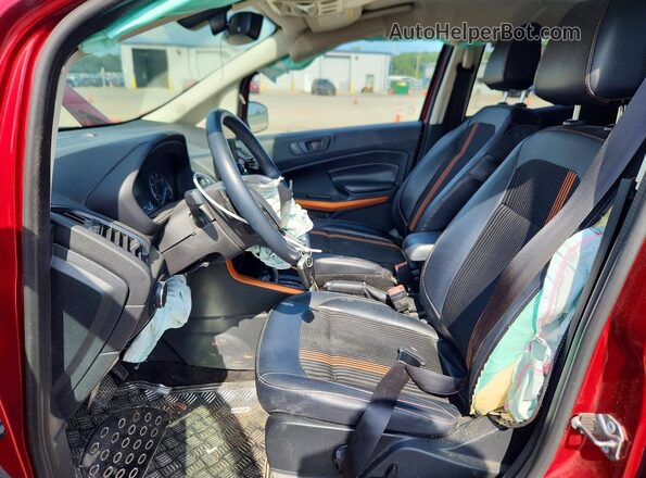MAJ6P1CL5JC161564 2018 FORD ECOSPORT Red Սալոնի դիմացի տեսք