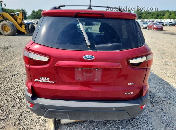 MAJ6P1CL5JC161564 2018 FORD ECOSPORT Red Հետևի տեսք