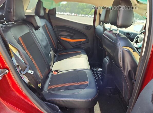 MAJ6P1CL5JC161564 2018 FORD ECOSPORT Red Հետևի նստատեղերի տեսք