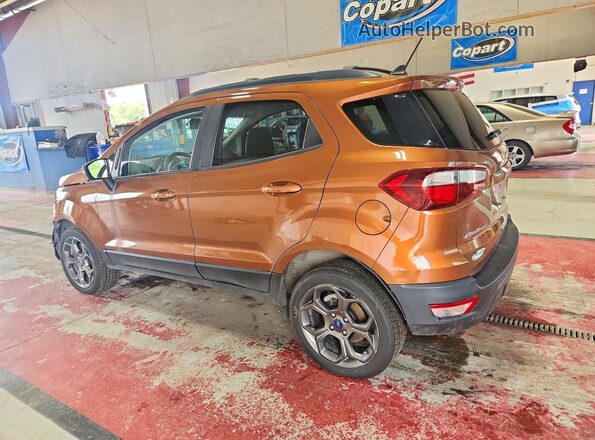 MAJ6P1CL6JC217897 2018 FORD ECOSPORT Orange Rear left