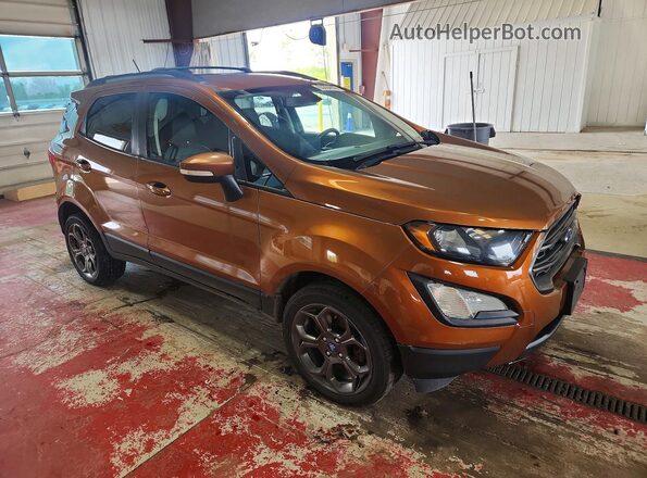 MAJ6P1CL6JC217897 2018 FORD ECOSPORT Orange Front right