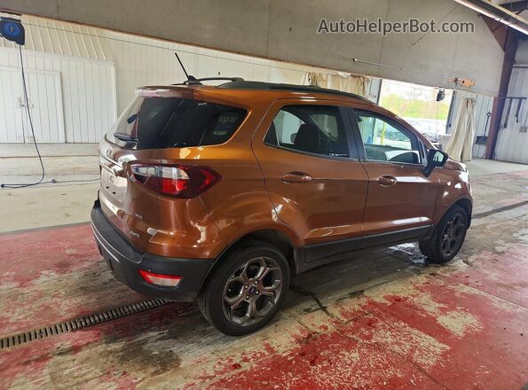 MAJ6P1CL6JC217897 2018 FORD ECOSPORT Orange Rear right