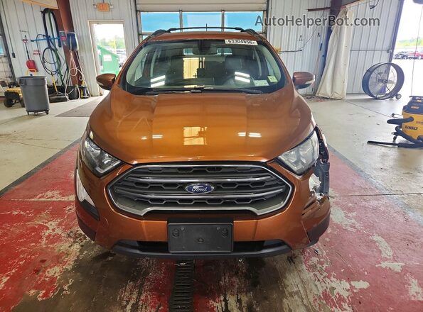 MAJ6P1CL6JC217897 2018 FORD ECOSPORT Orange Front view