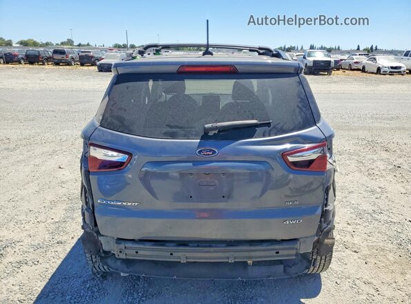 MAJ6P1CL7JC217018 2018 FORD ECOSPORT Серый Вид сзади