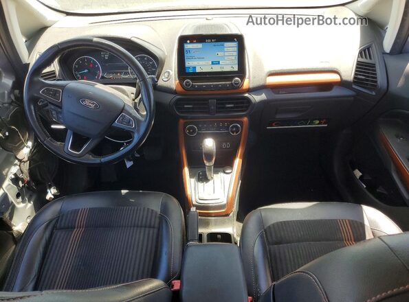 MAJ6P1CL7JC217018 2018 FORD ECOSPORT Серый Вид панели приборов