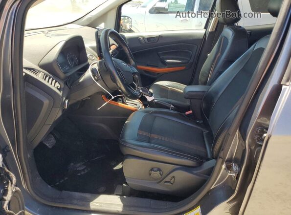 MAJ6P1CL7JC217018 2018 FORD ECOSPORT Серый Вид салона спереди
