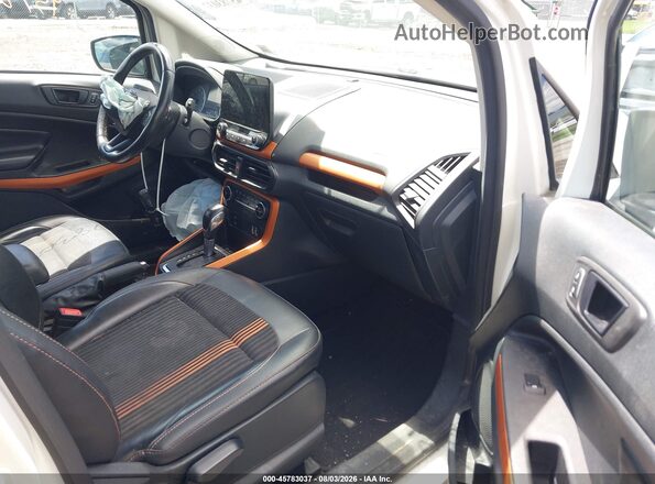 MAJ6P1CL8JC196616 2018 FORD ECOSPORT White Սալոնի դիմացի տեսք