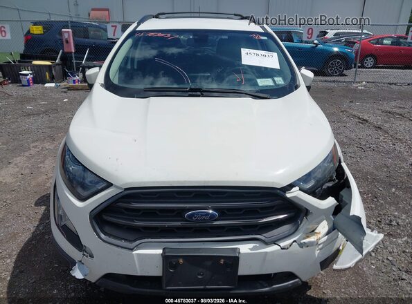 MAJ6P1CL8JC196616 2018 FORD ECOSPORT White Սարքավորումների վահանակի տեսք