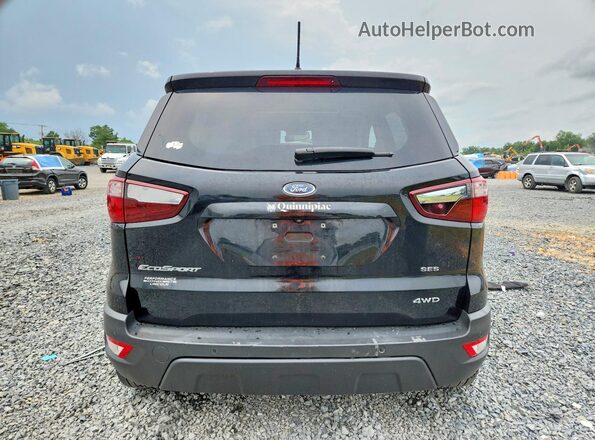 MAJ6P1CL9JC203332 2018 FORD ECOSPORT Black Rear view