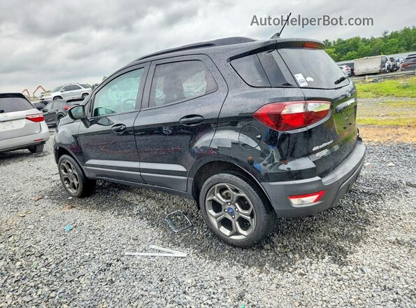MAJ6P1CL9JC203332 2018 FORD ECOSPORT Black Rear left
