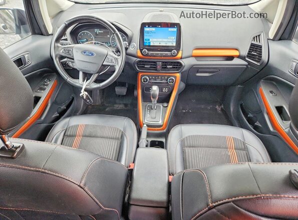 MAJ6P1CL9JC203332 2018 FORD ECOSPORT Black Dashboard view