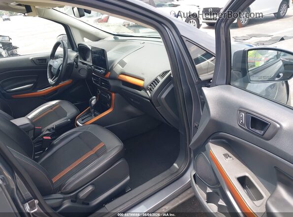 MAJ6P1CL9JC216890 2018 FORD ECOSPORT Gray წინა სალონის ხედი