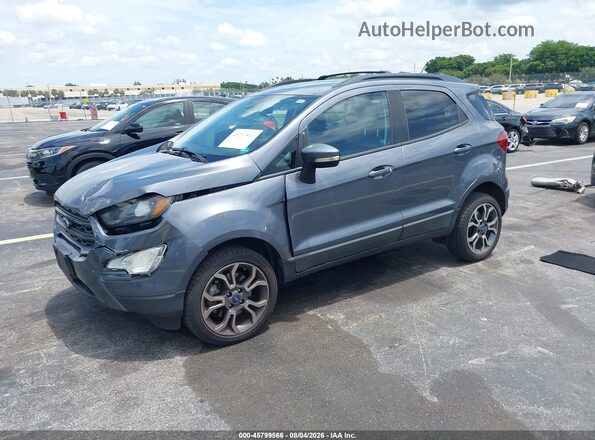 MAJ6P1CL9JC216890 2018 FORD ECOSPORT Gray წინა მარცხენა ხედი სამი მეოთხედიდან