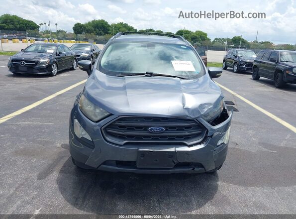 MAJ6P1CL9JC216890 2018 FORD ECOSPORT Gray ხელსაწყოთა პანელის ხედი