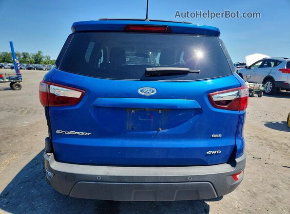 MAJ6P1CLXJC159504 2018 FORD ECOSPORT Синий Вид сзади