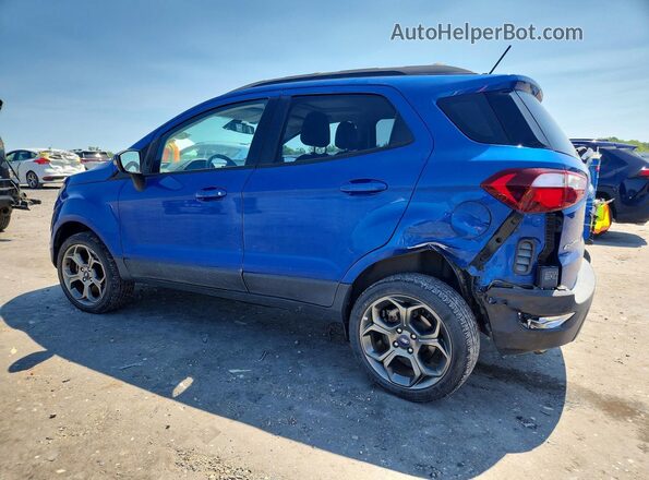 MAJ6P1CLXJC159504 2018 FORD ECOSPORT Синий Задняя левая четверть