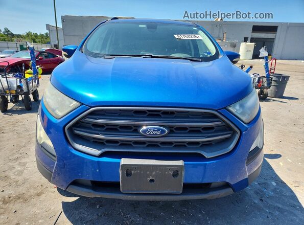 MAJ6P1CLXJC159504 2018 FORD ECOSPORT Синий Вид спереди