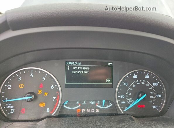 MAJ6P1CLXJC163262 2018 FORD ECOSPORT Gray Widok zestawu wskaźników
