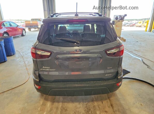 MAJ6P1CLXJC163262 2018 FORD ECOSPORT Gray Widok z tyłu