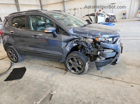 MAJ6P1CLXJC163262 2018 FORD ECOSPORT Gray Przód prawy